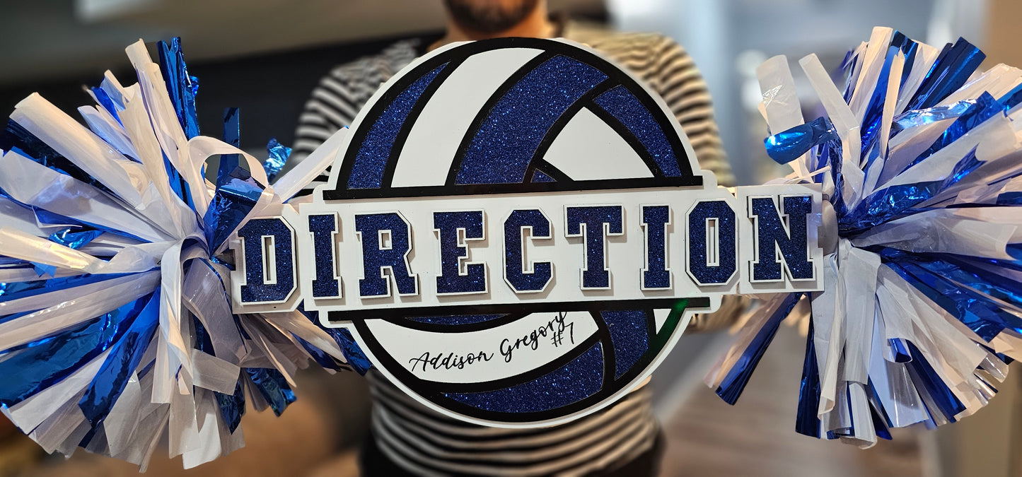 Cheer Spirit Stick Personalized with logo