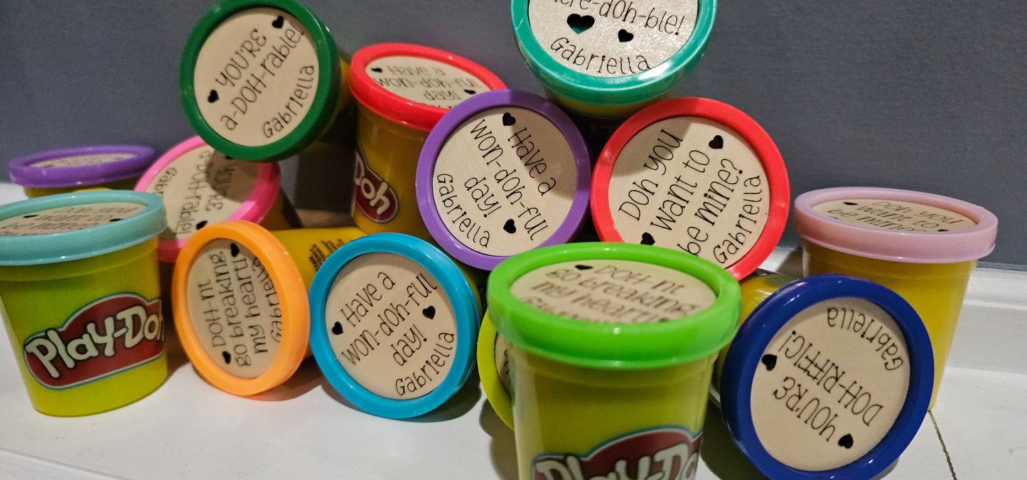 Valentine's Day Valentine Class / Team Gift Play-doh Classroom Treat box Gift