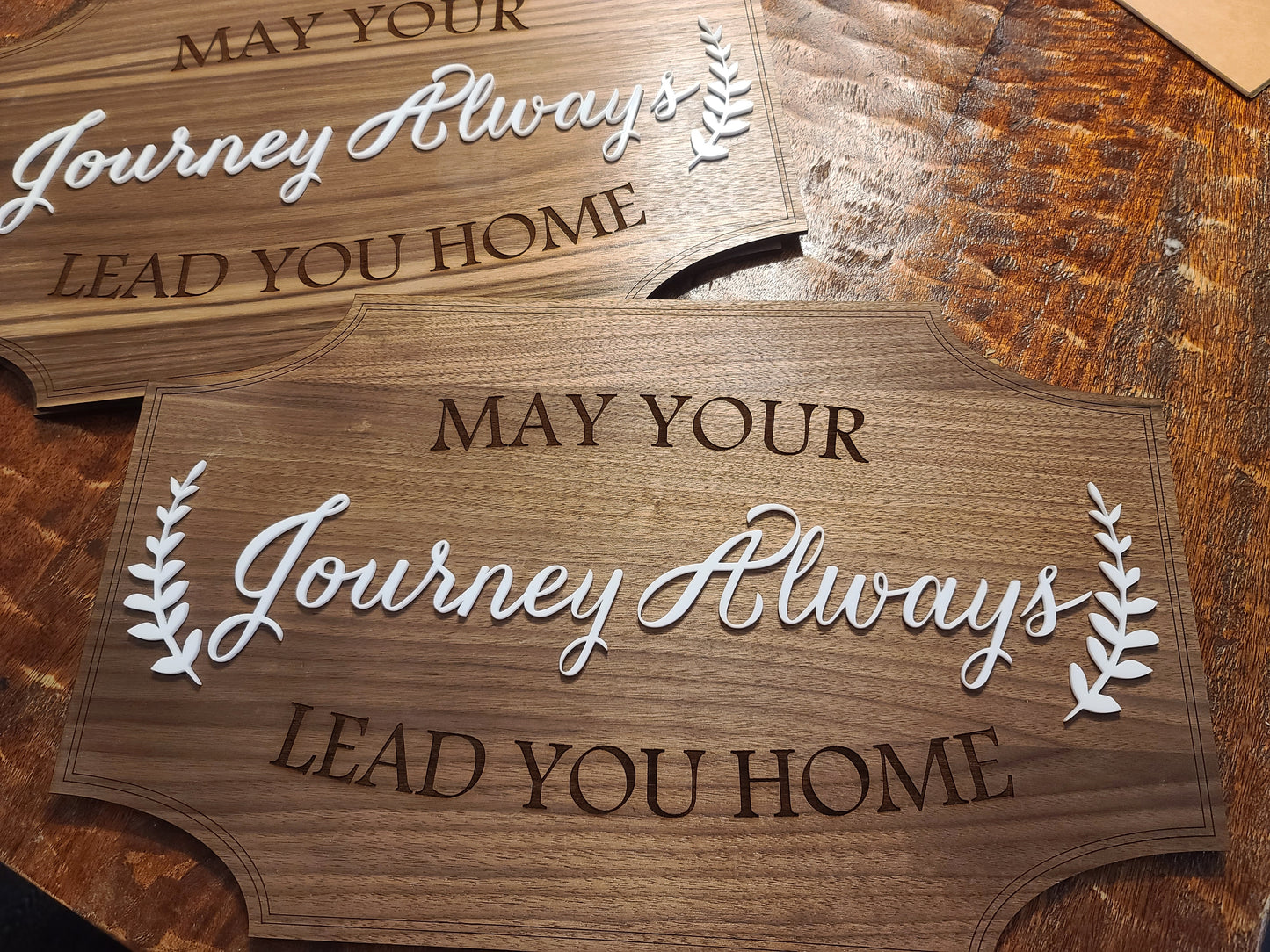 May Your Journey Always Lead You Home Wood / Acrylic Sign