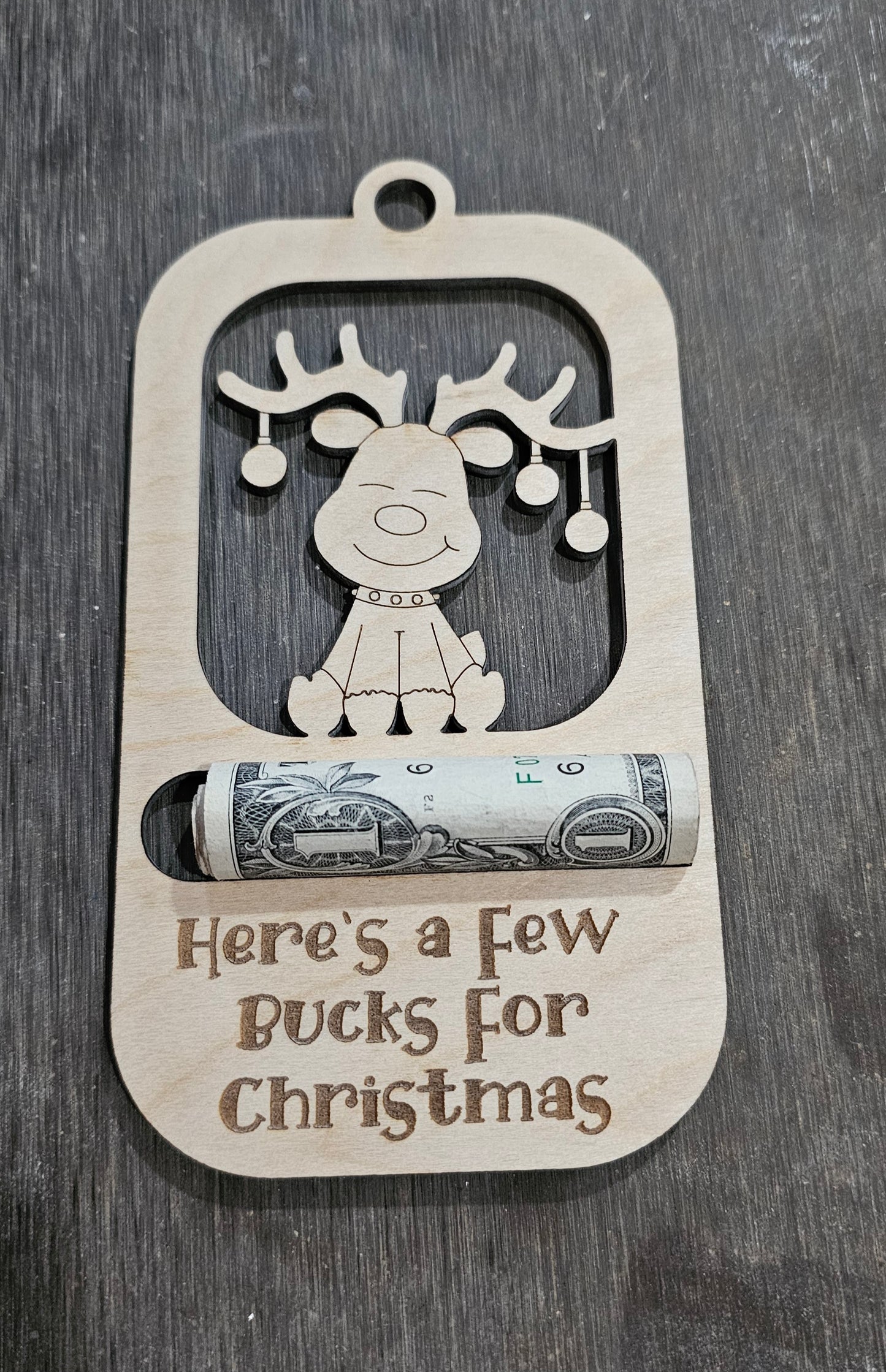 Christmas Cash Ornament- Christmas Tree, Snowman, Reindeer, Grinchmas Money Holder Ornament,Holiday Money Holder, Christmas Money Gift