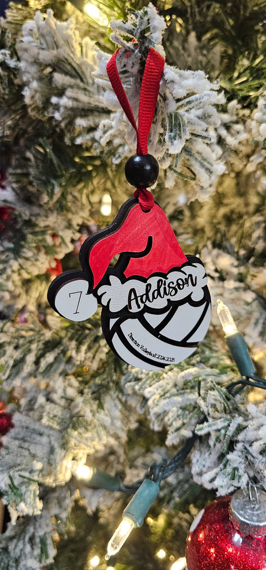 Volleyball Personalized Ornament