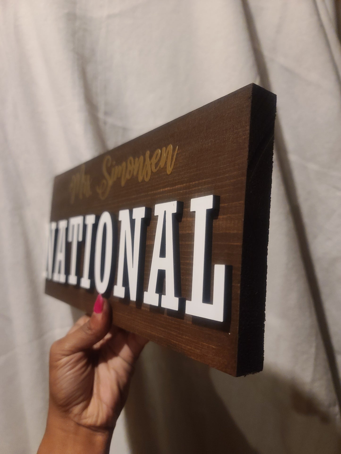 National Board Teacher Trophy Desk Gift