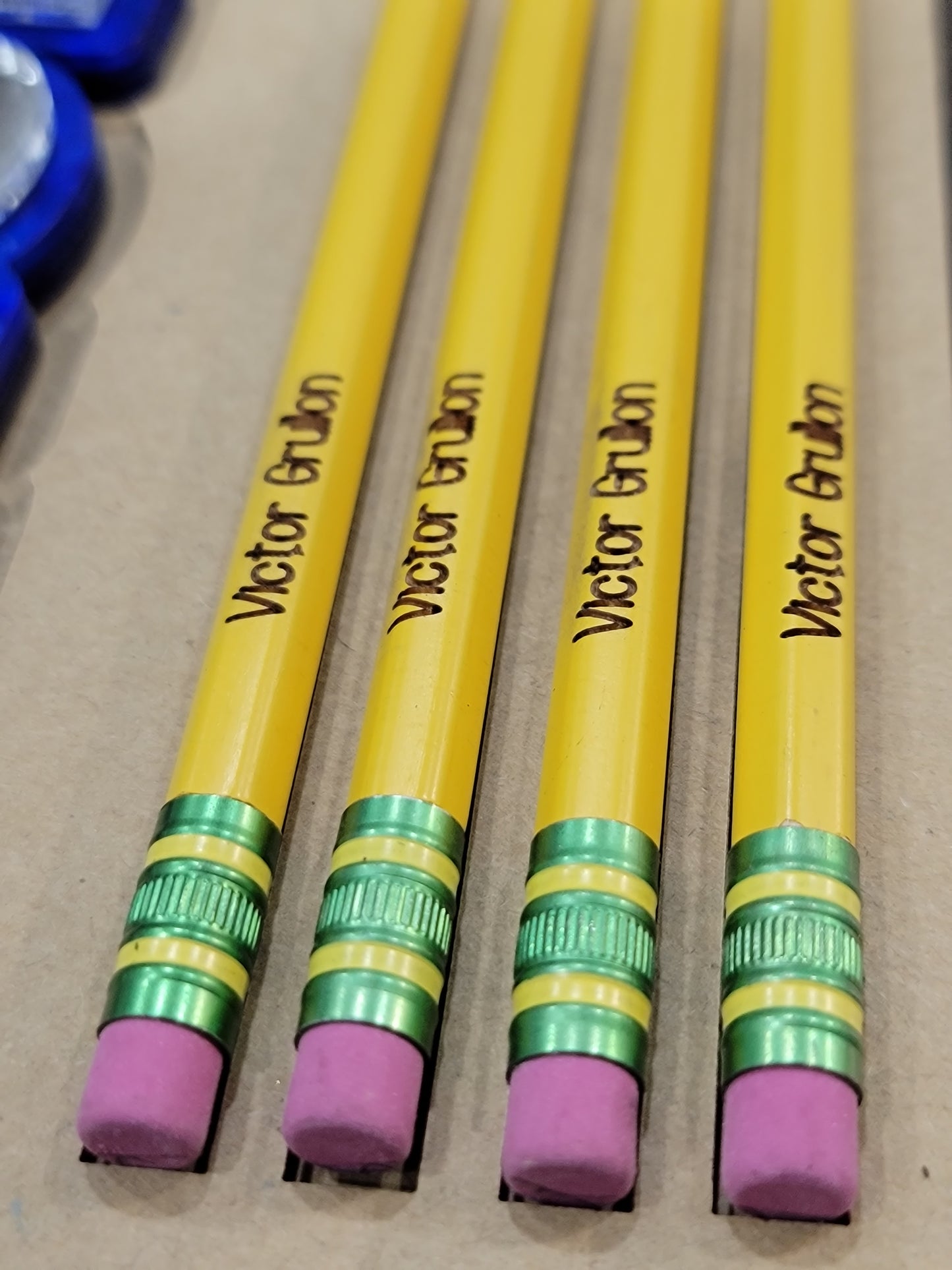 6 or 12 Custom Ticonderoga #2 pencils