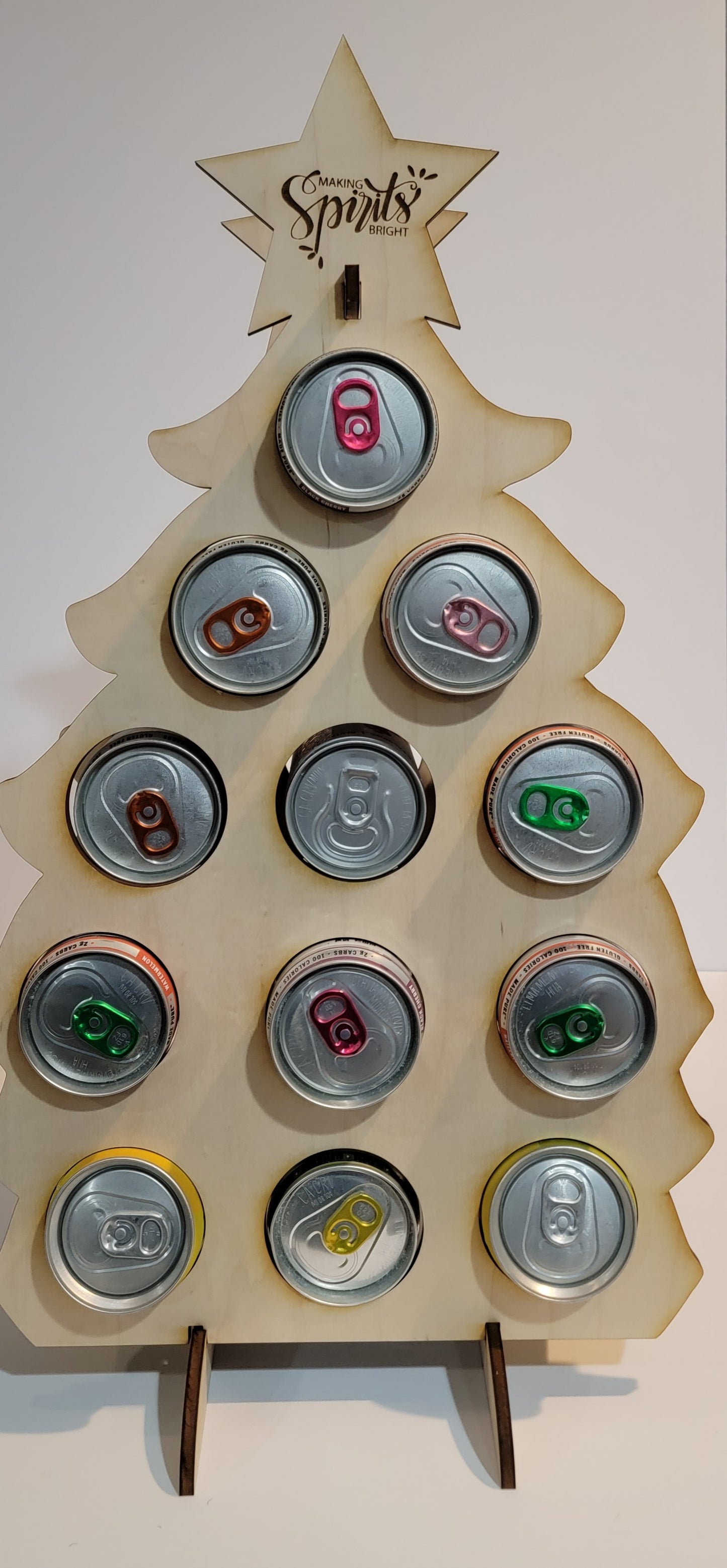 12 days of White Claw Hard Seltzer Christmas Tipsy Tree Adult Advent Calendar