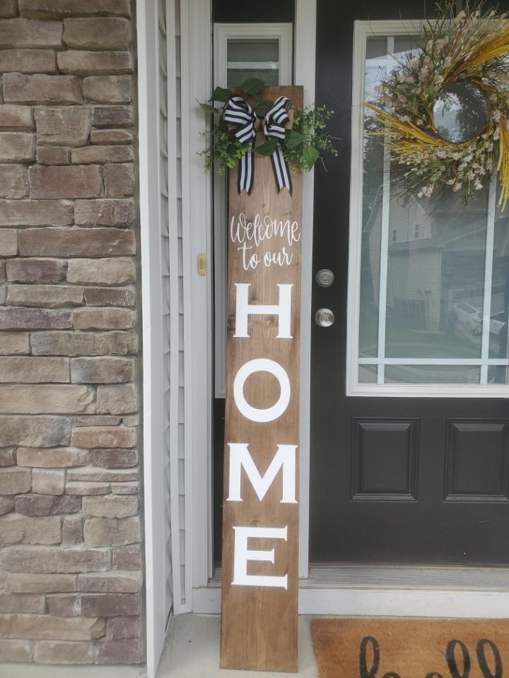 Porch Welcome Sign