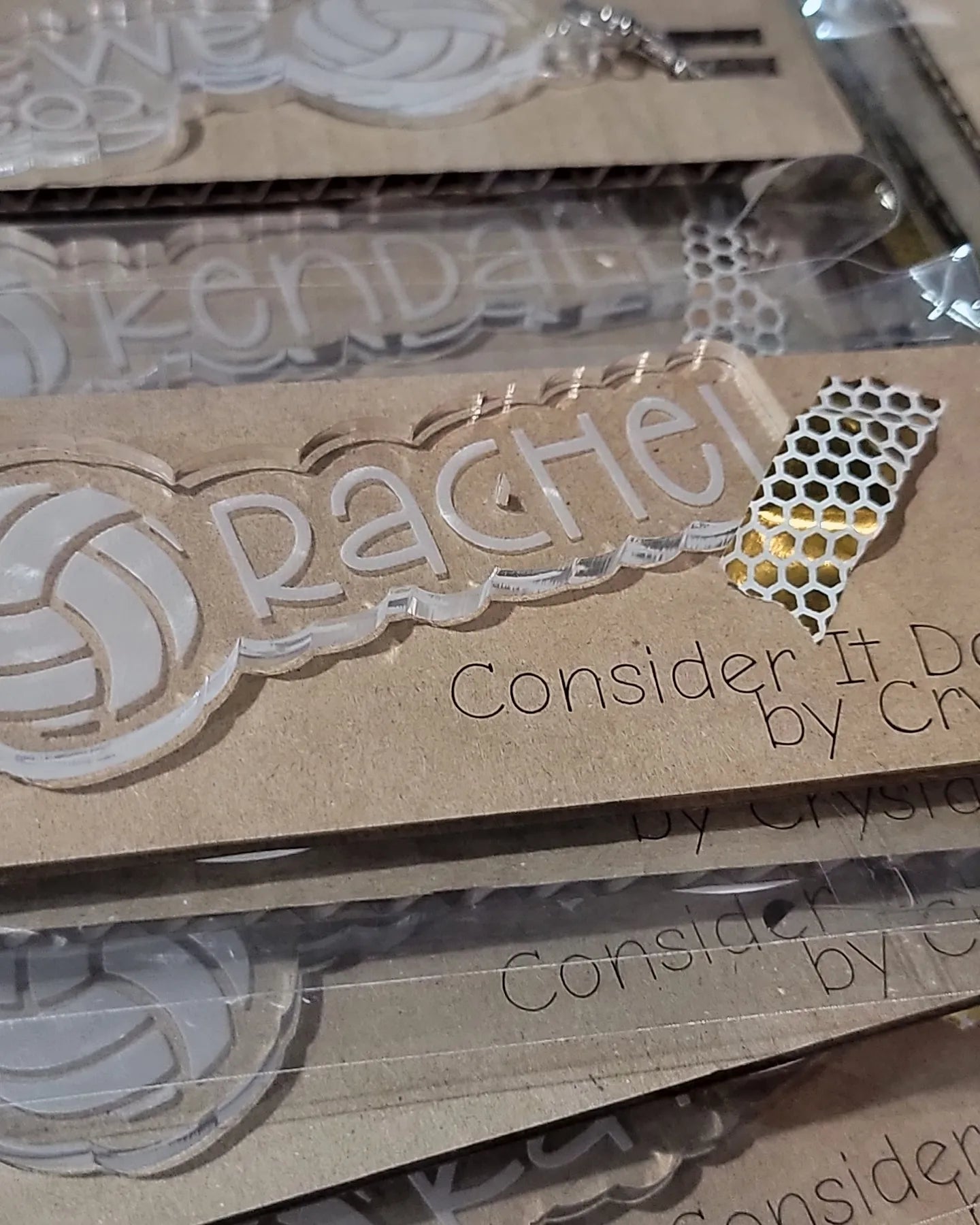 Clear Acrylic Luggage / Bag Tag